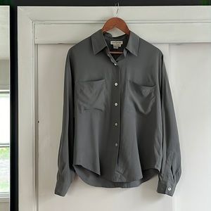 Ann Taylor Silk Button Down